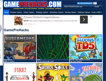 Tablet Screenshot of gameprehacks.com